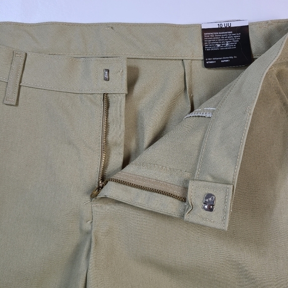 Dickies Pants Khaki Straight Leg for Women, Size 10 - Picture 6 of 13